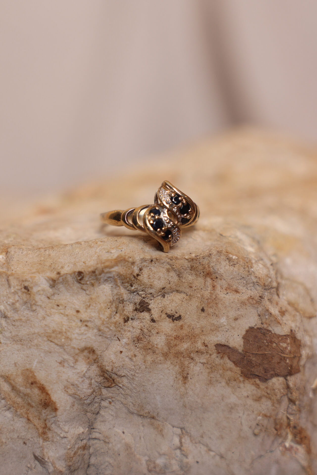 טבעת וינטאג׳ זהב