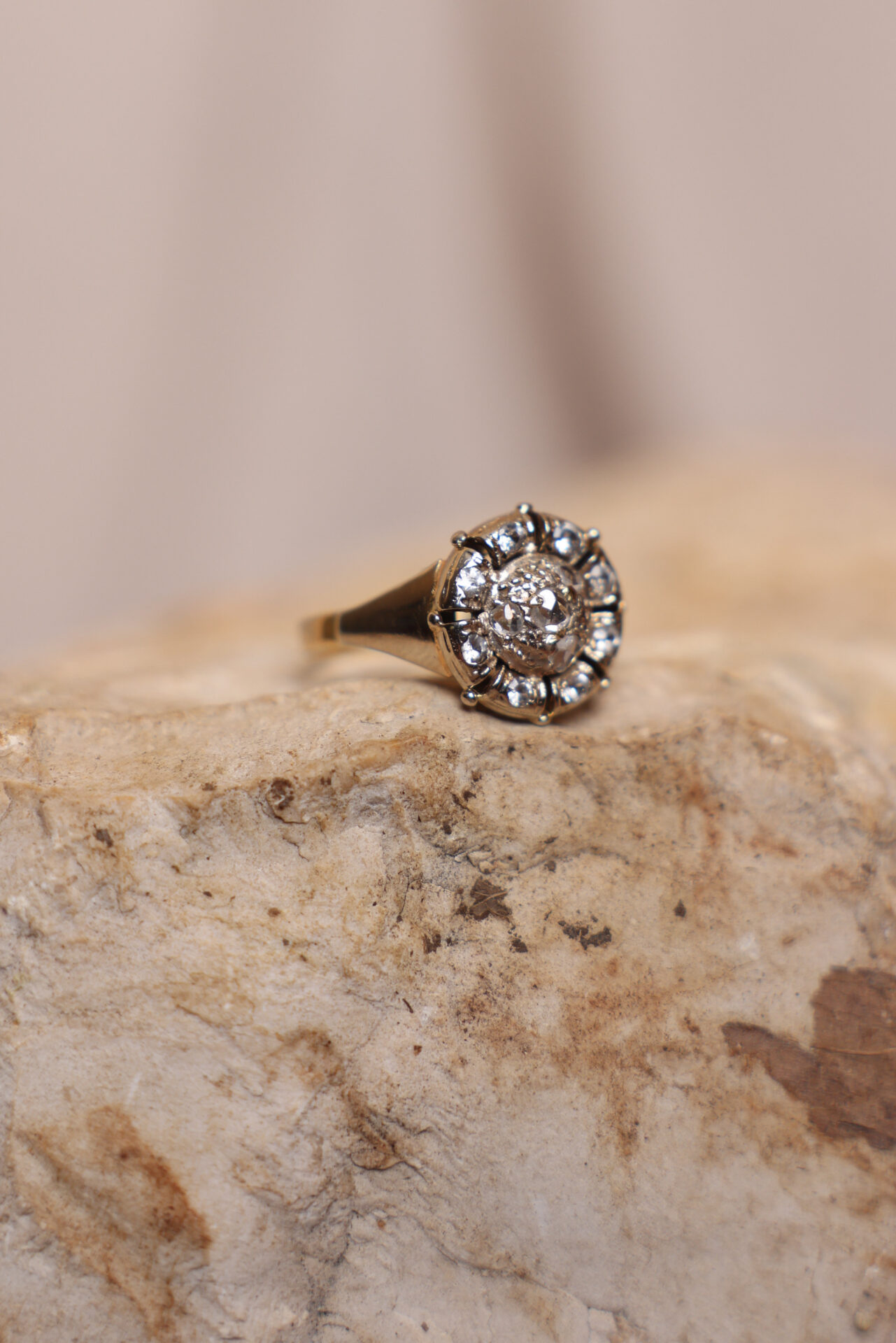 טבעת וינטאג׳ זהב