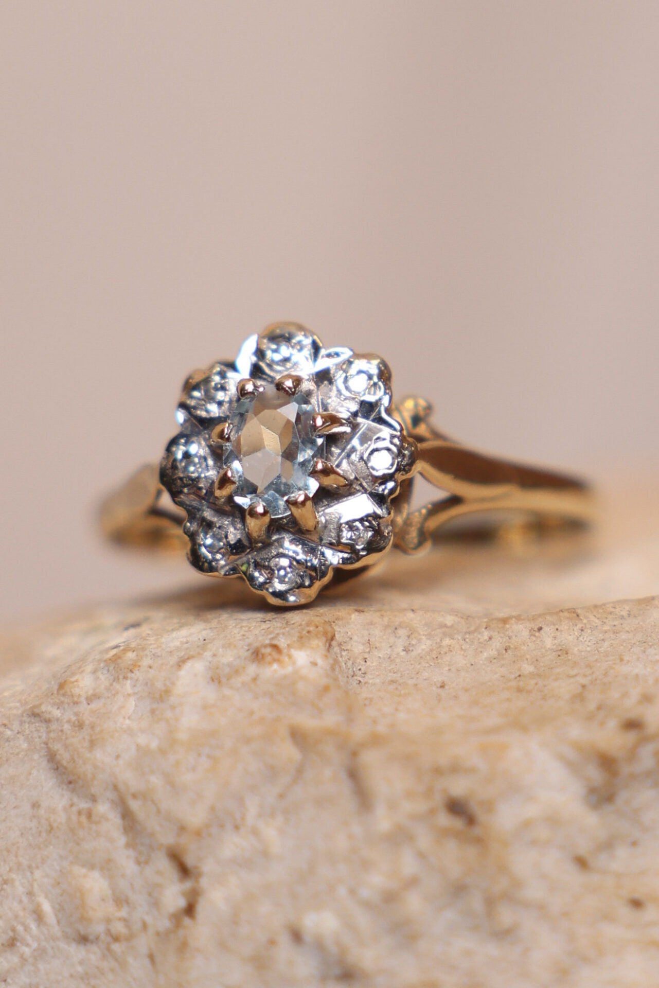 טבעת וינטאג׳ זהב