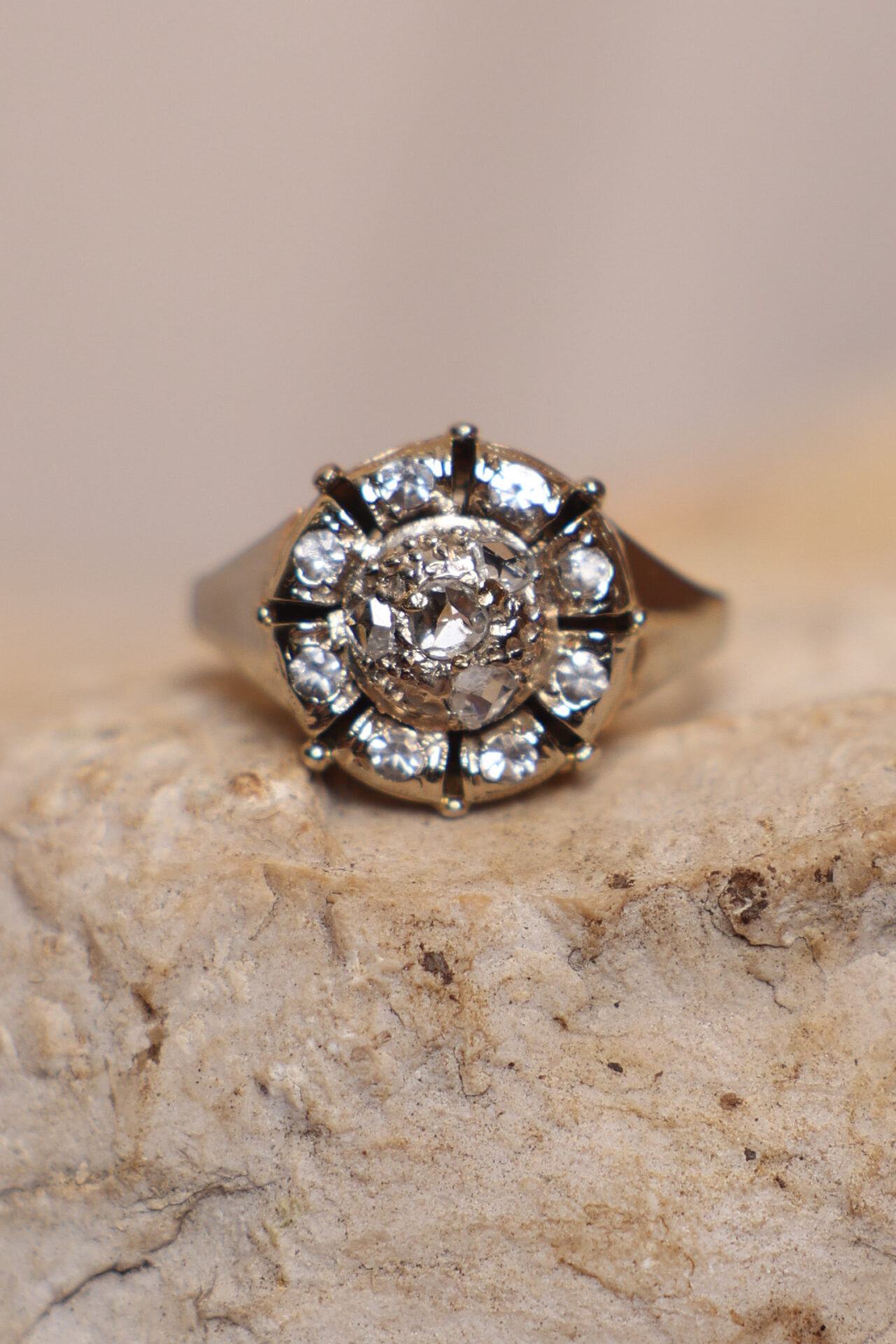 טבעת וינטאג׳ זהב