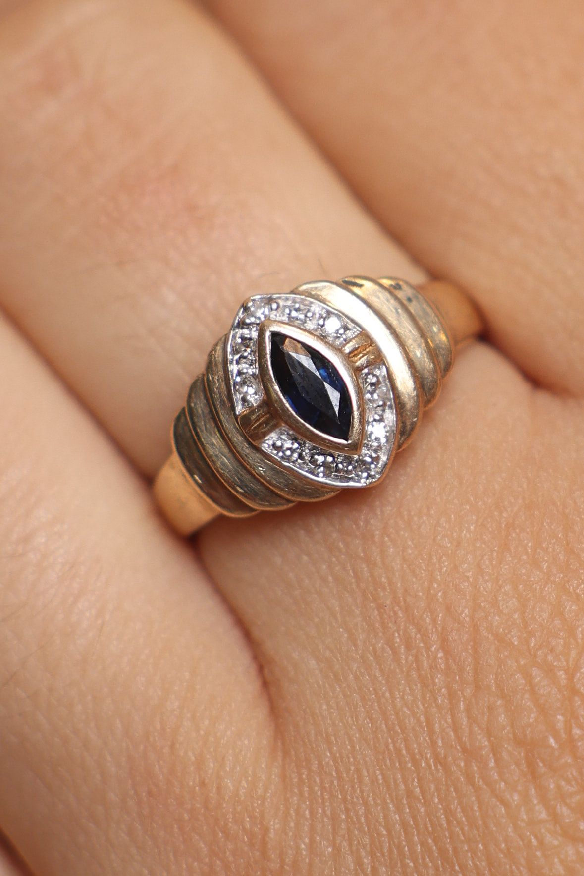 טבעת וינטאג׳ זהב