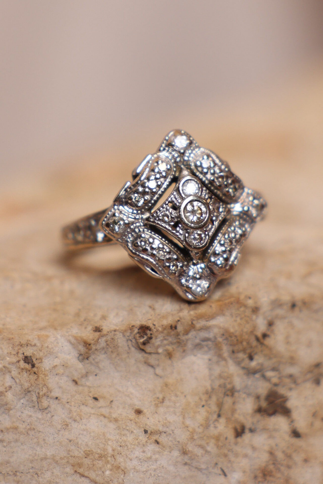 טבעת וינטאג׳ זהב