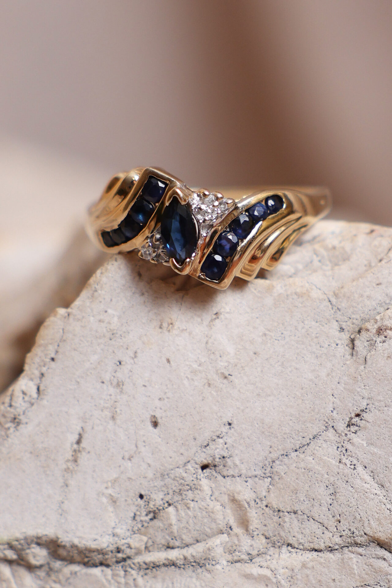 טבעת וינטאג׳ זהב