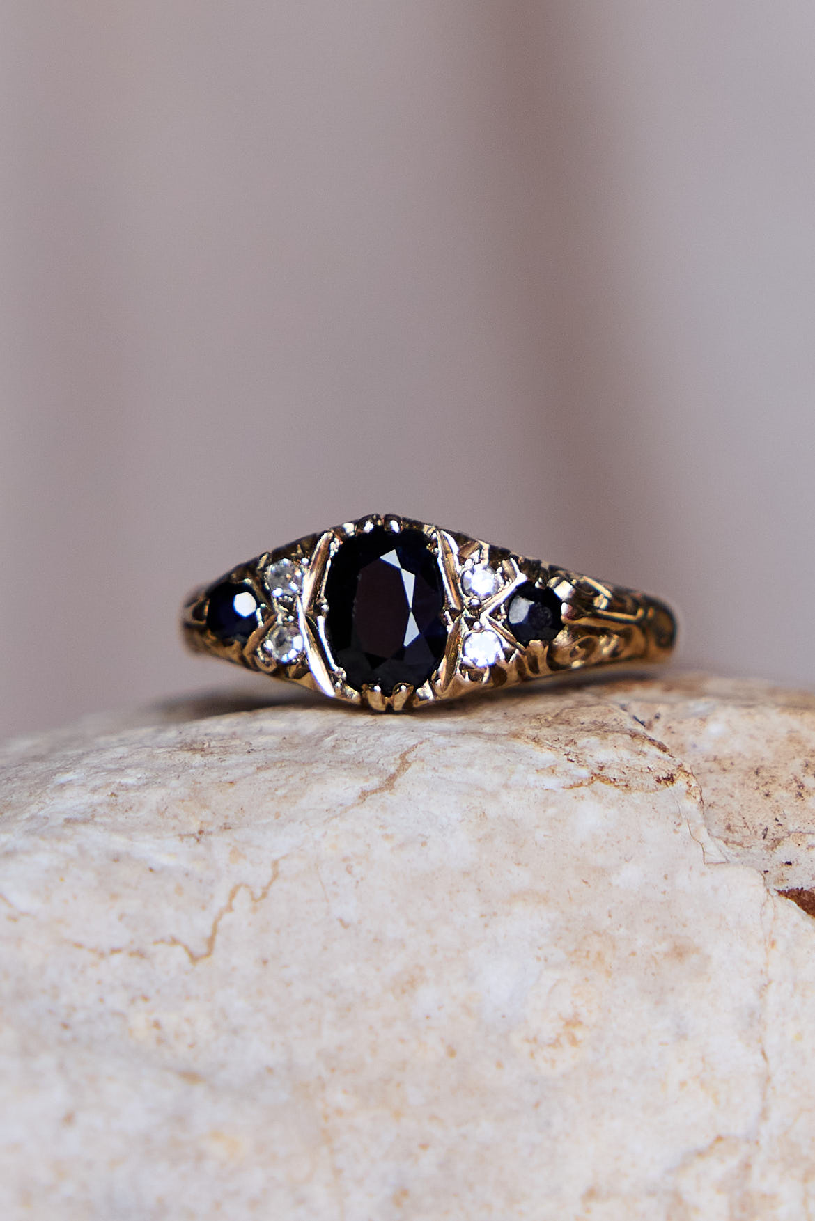 טבעת וינטאג׳ זהב