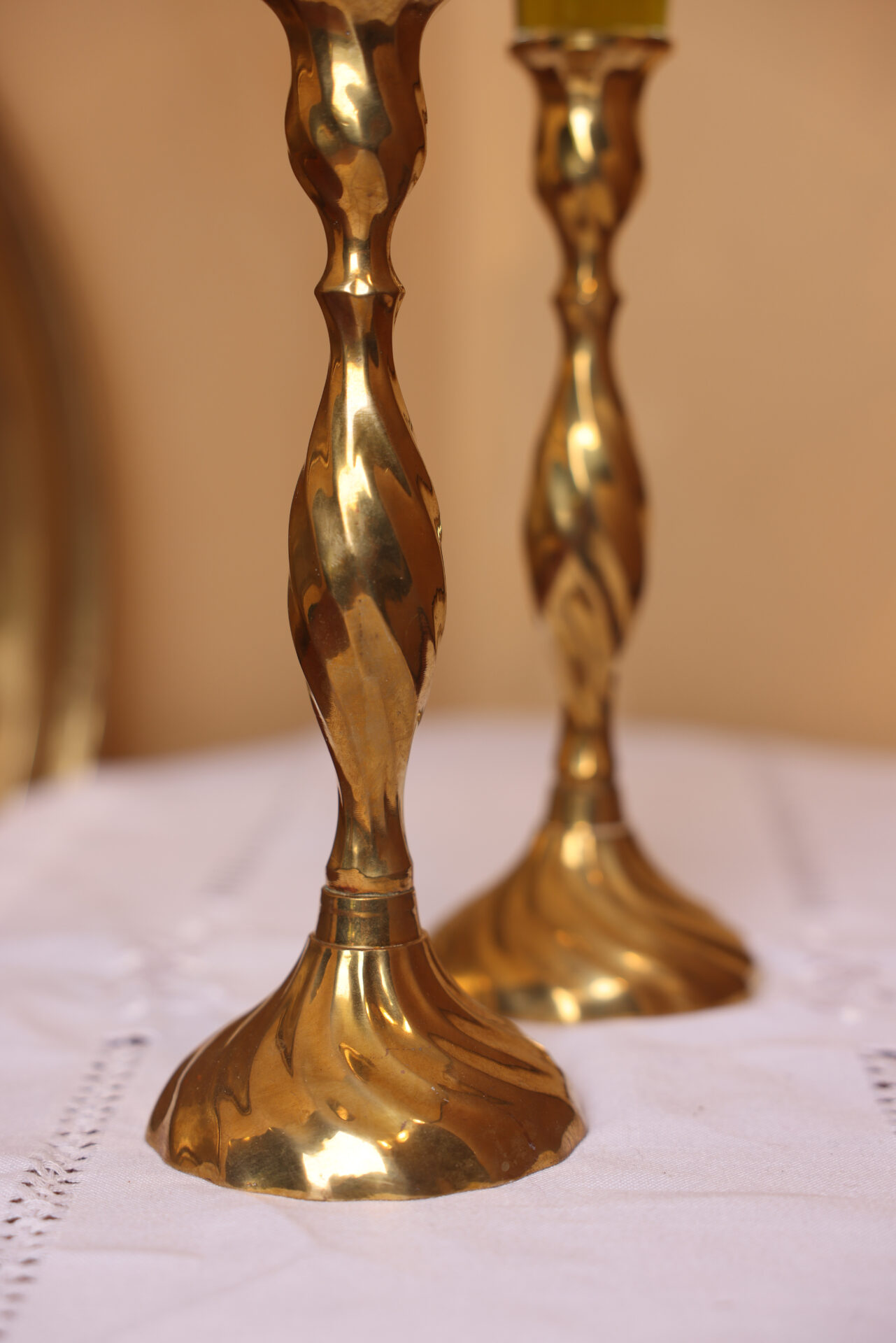 עתיקא פמוטים לשבת. פמוטי נחושת עתיקים