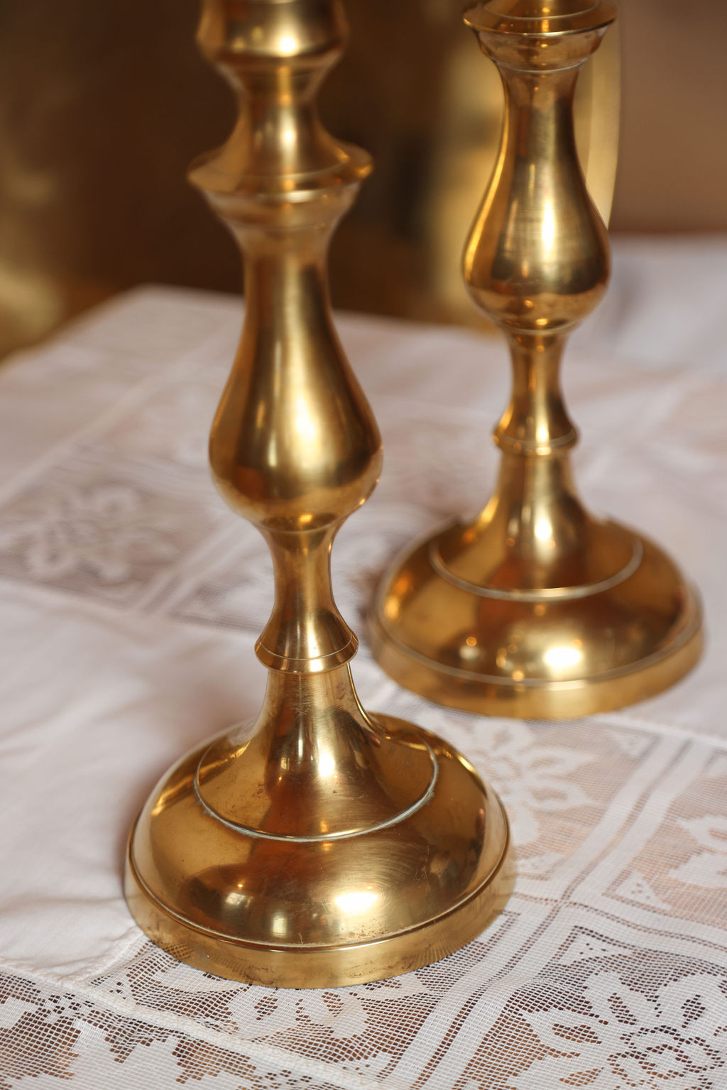 עתיקא פמוטים לשבת. פמוטי נחושת עתיקים