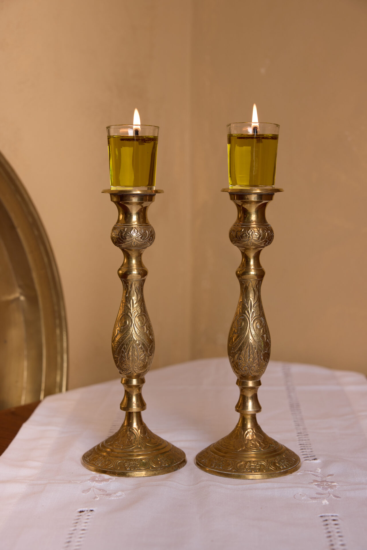 פמוטי נחושת עתיקים. עתיקא פמוטים לשבת