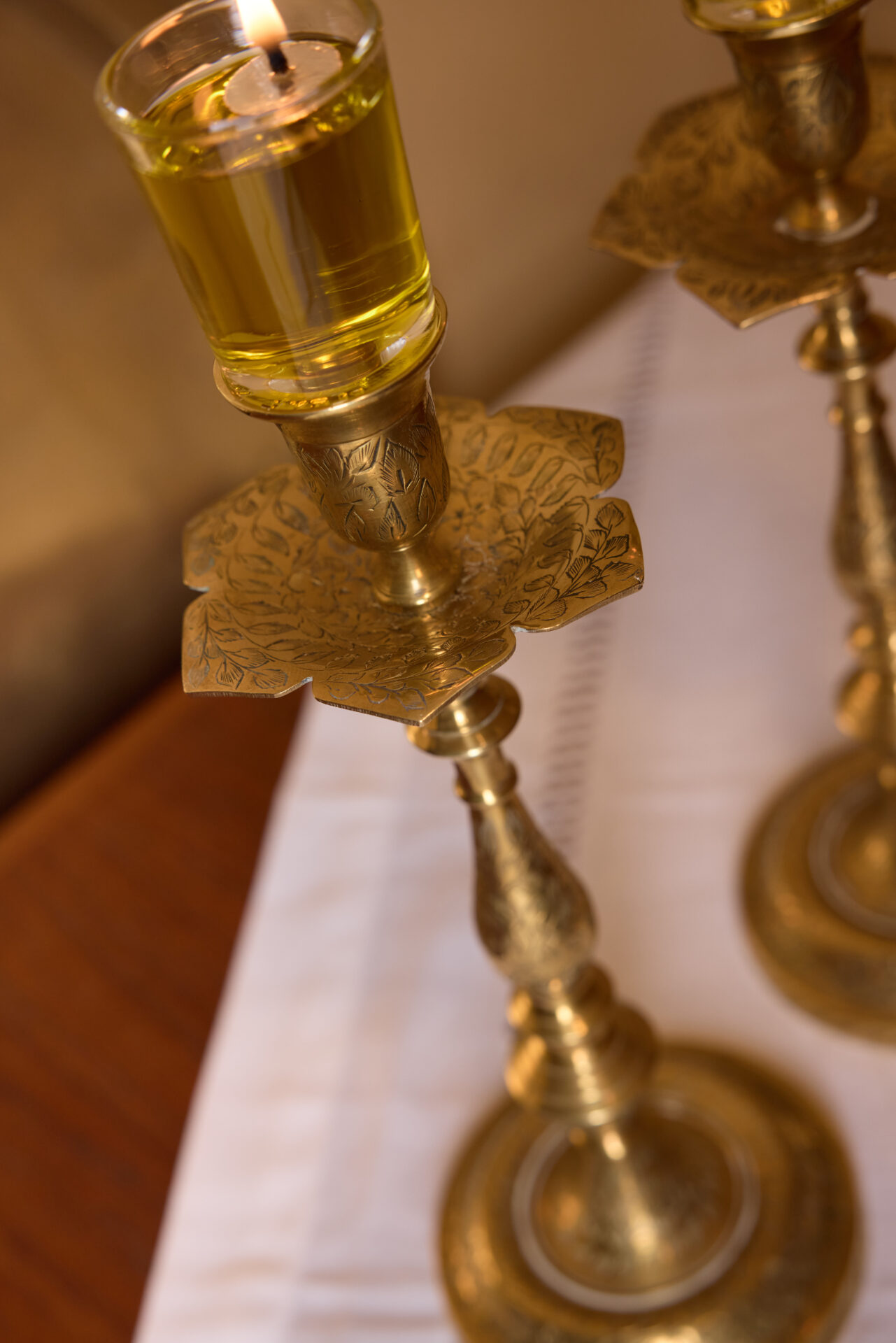 פמוטי נחושת עתיקים. עתיקא פמוטים לשבת