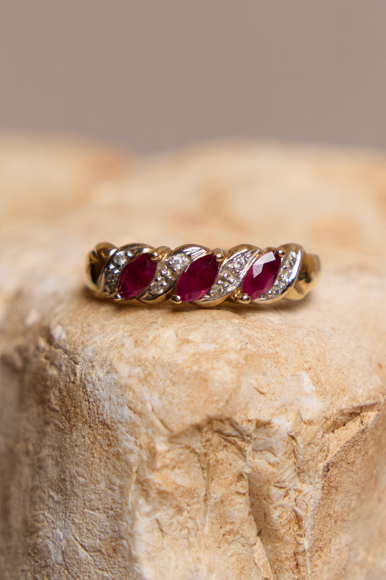 טבעת וינטאג׳ זהב