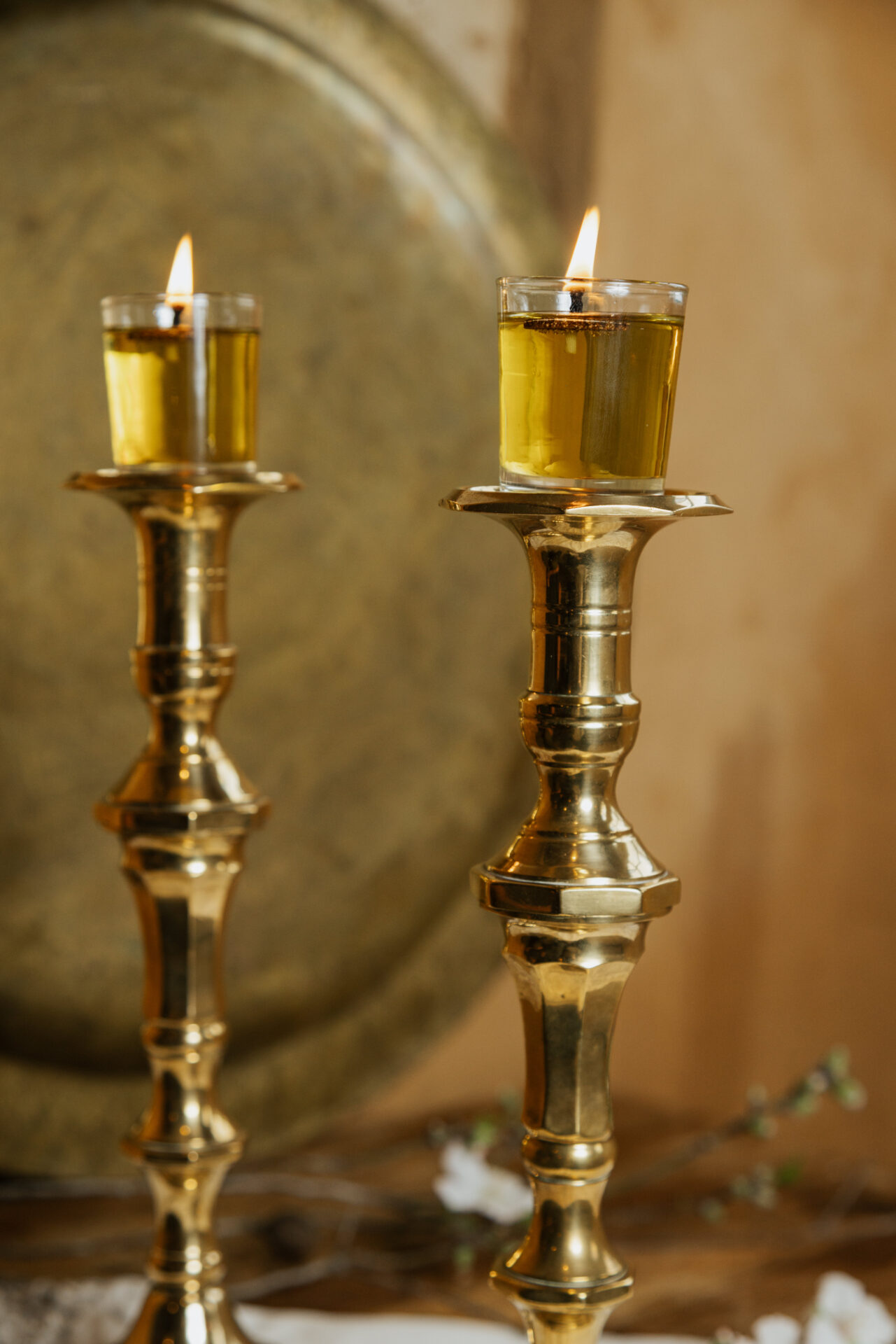 עתיקא פמוטי נחושת עתיקים לשבת