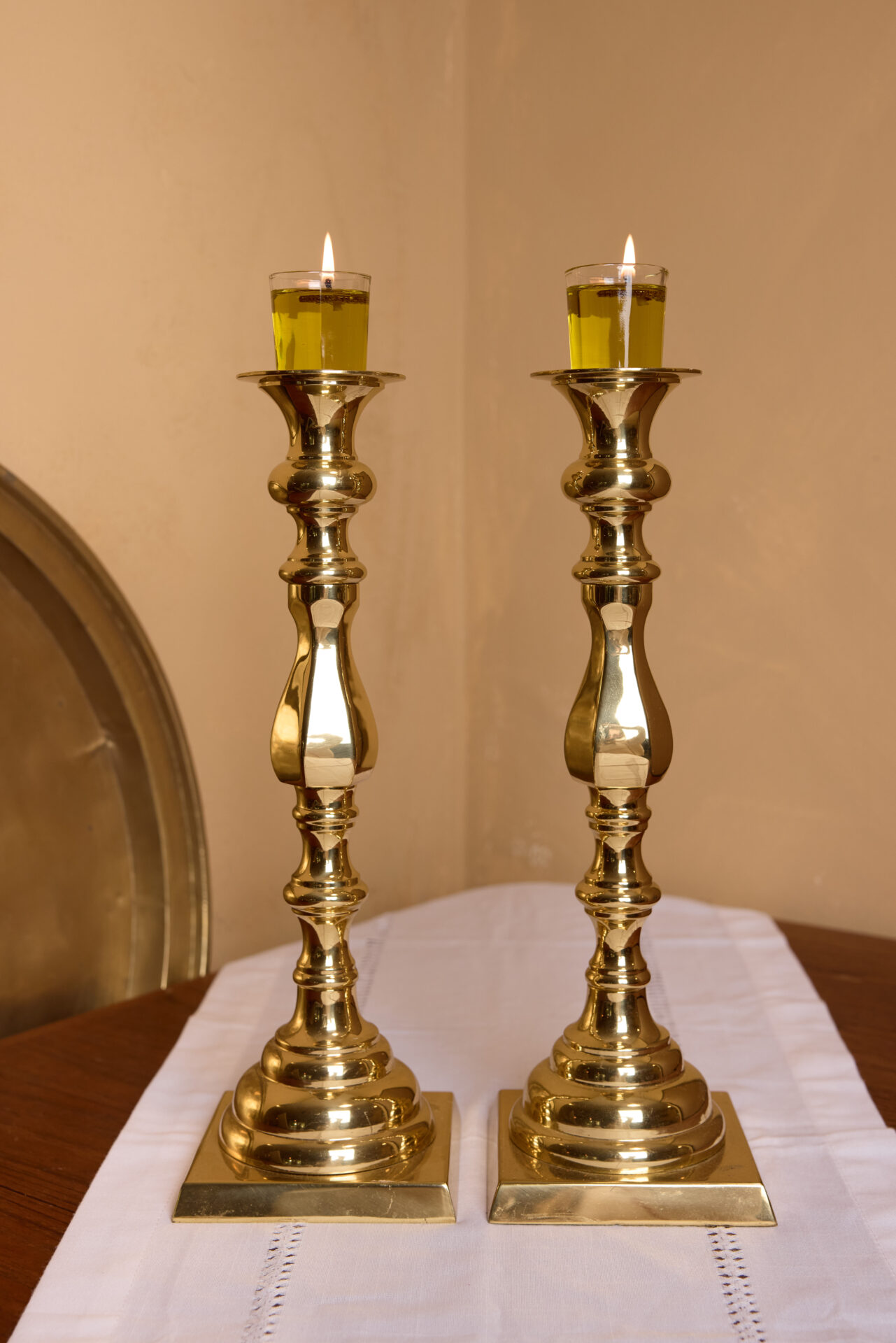 עתיקא פמוטי נחושת עתיקים לשבת