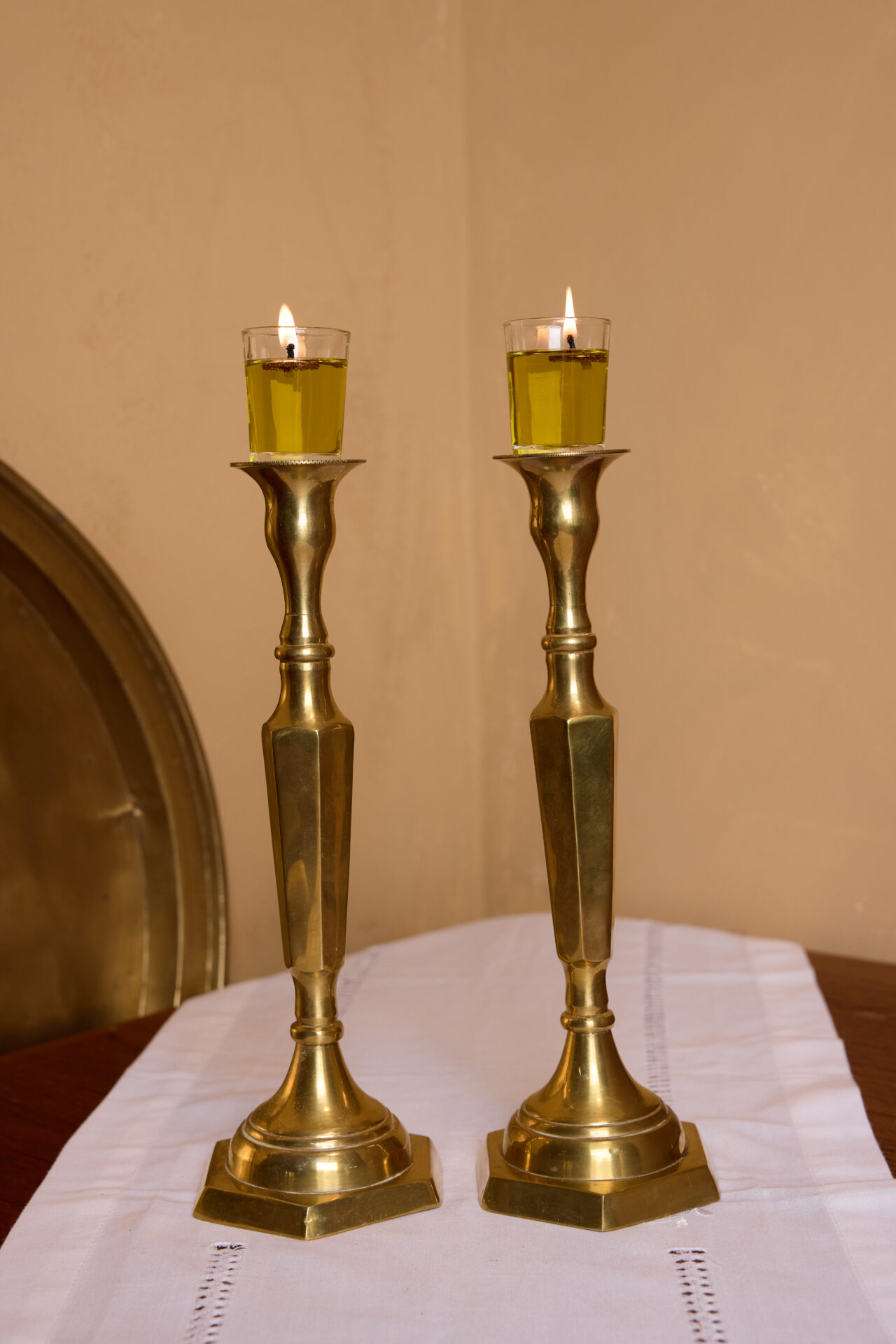 עתיקא פמוטי נחושת עתיקים לשבת