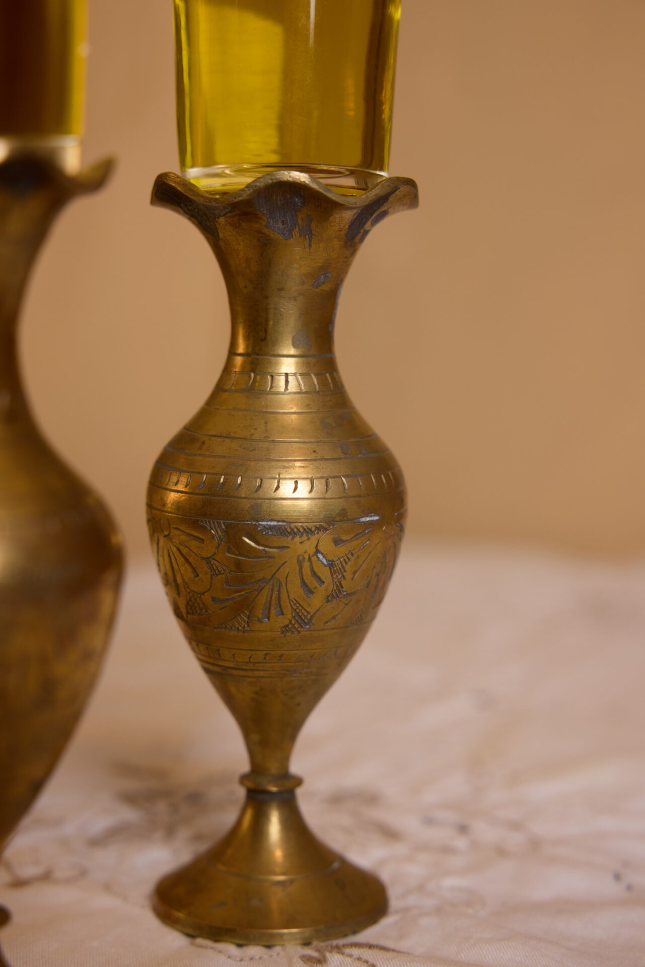 עתיקא פמוטי נחושת עתיקים לשבת