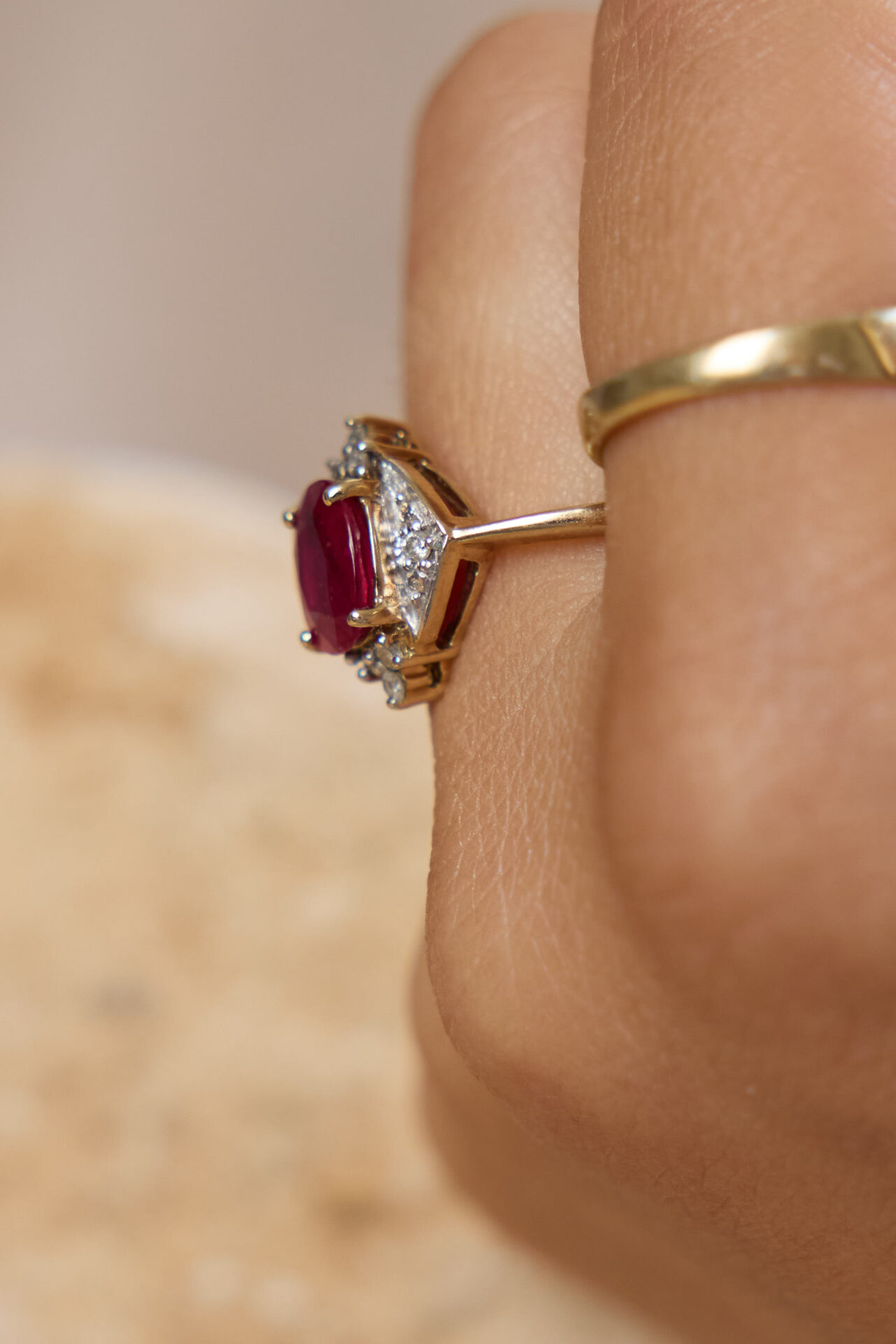 טבעת זהב וינטג׳ עתיקא